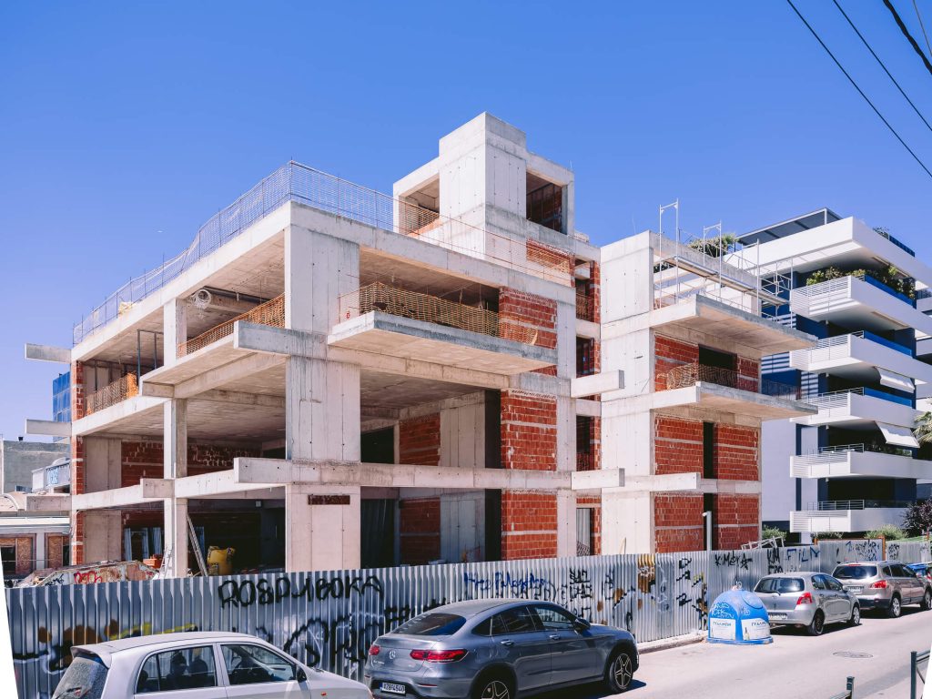 Κατασκευή κτιρίου για τη Δήμητρα Κατσαφάδου στην Αγία Παρασκευή ,Αγίου Ιωάννου ,από τη Nafpliotis Bros